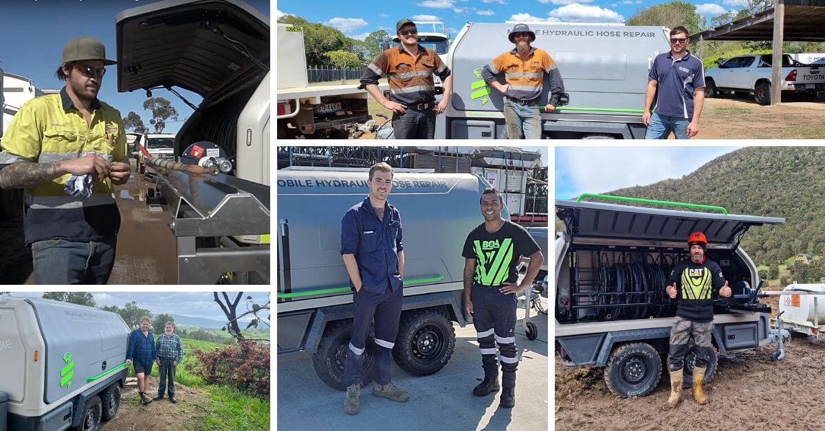 The BOApod  Mobile Hydraulic Hose Repair Unit